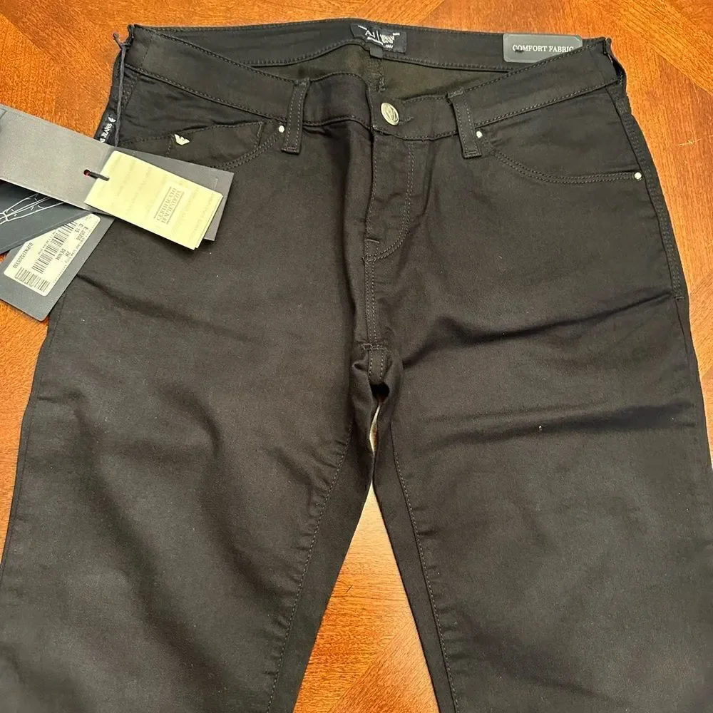 ARMANI JEANS J06 skinny fit lightweight stretch comfort fabric size 28; 29 NWT